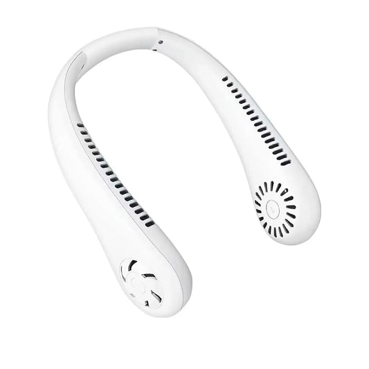Leafless hanging neck fan, mini portable usb fan