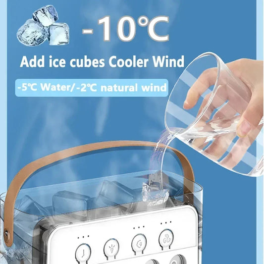 3 In 1 Fan AIr Conditioner Household Small Air Cooler LED Night Light